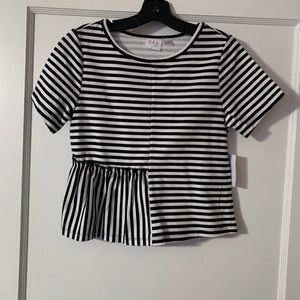 Stripe Black and White Shirt